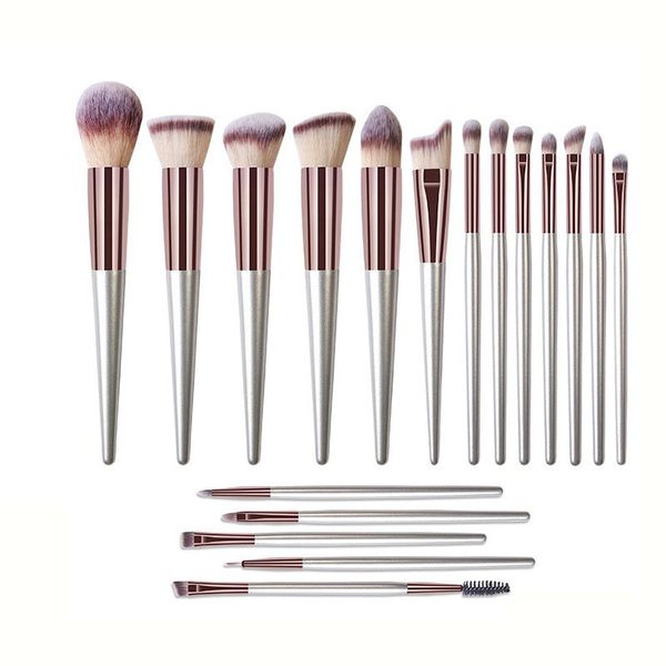 Makeup Brush Set 18 Pcs Premium Synthetic Foundation Powder Concealers