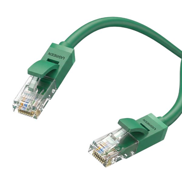 UGREEN RJ45 CAT6 1m LAN Network Cable - (1Gbps, 250MHz) - Green