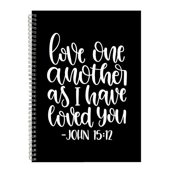 Love One Another Christian Writing Book Notepad Notebook Gift A4-402