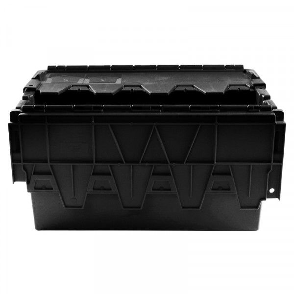 Crate + Lid 55L 600X400X315mm Blk
