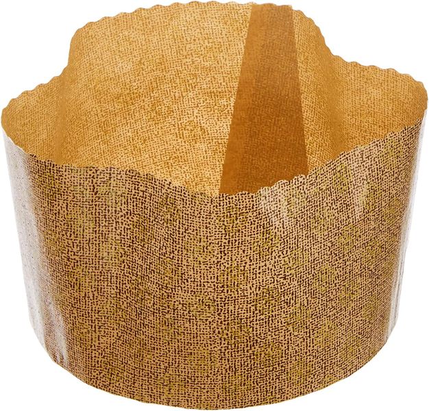 Ibili Disposable Brown Panettone Paper Mold 5 Piece - 13cm
