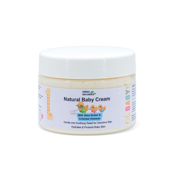 Azrah Naturals - Natural Baby Cream with Shea Butter &amp; Colloidal Oatmeal