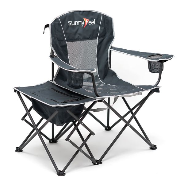 Portable Outdoor Camping Folding Director Chair With Side Pocket- SunnyFeel