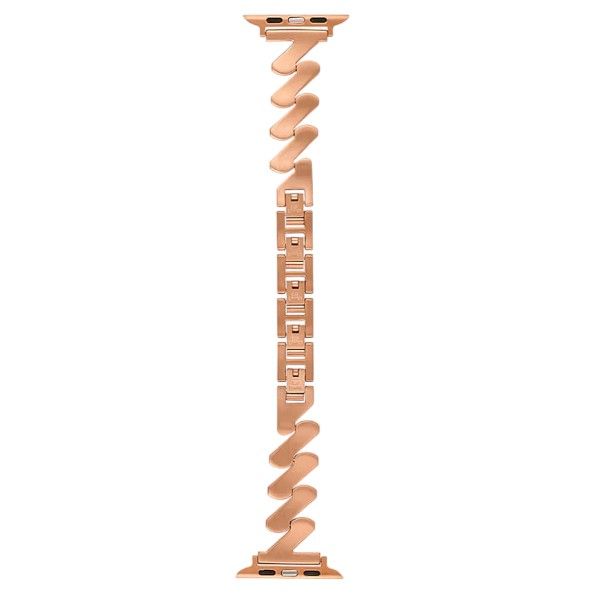 Elegant Link Bracelet Strap Compatible With 38-41 Series - Rose Gold