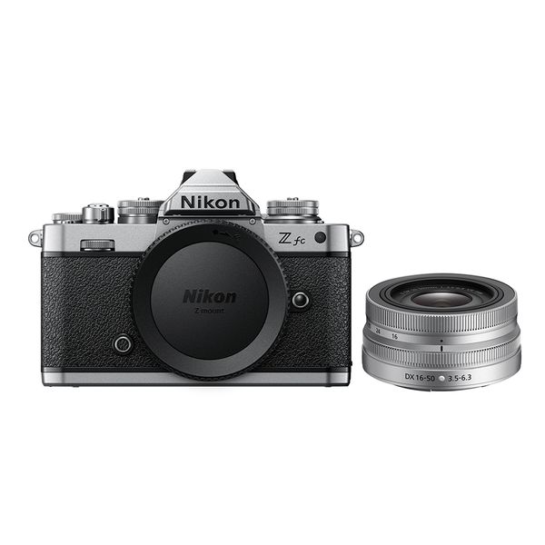 Nikon Z fc Mirrorless Digital Camera with 16-50mm Silver Lens