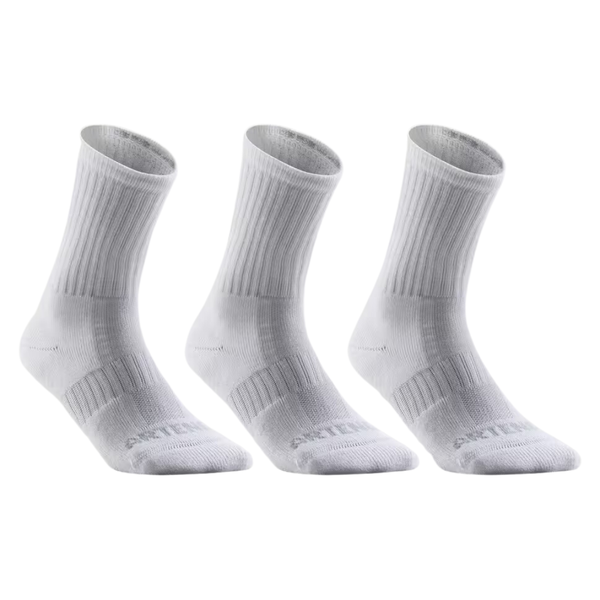Artengo High Tennis Socks RS 500 Tri-Pack - Black