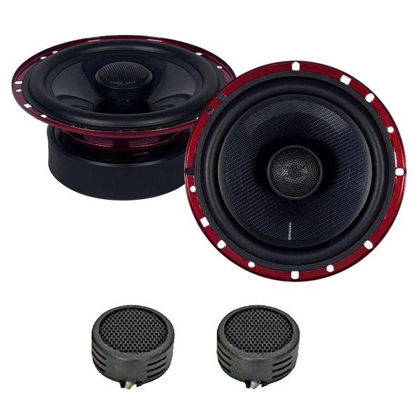 Reference Audio RA-Edge RX 6.2TD 6.5" 2-Way Coaxial Speakers &amp; Evo Tweeters