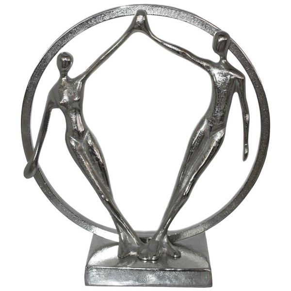 Dancing Couple in Ring - 33x11x31cm