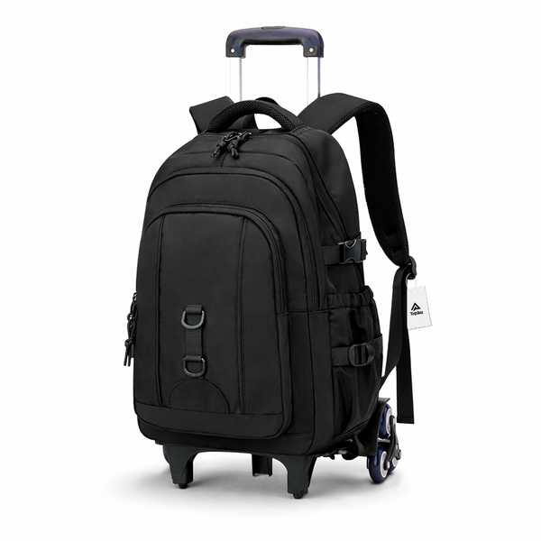 Topika Backpack with Wheels School Backpack Bookbag with 6 Wheels for Boys