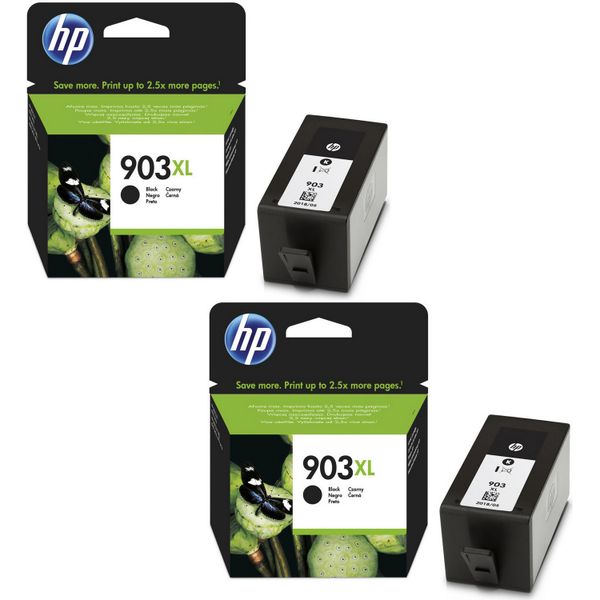 HP 903XL Black Original Ink Cartridge x 2 Pack