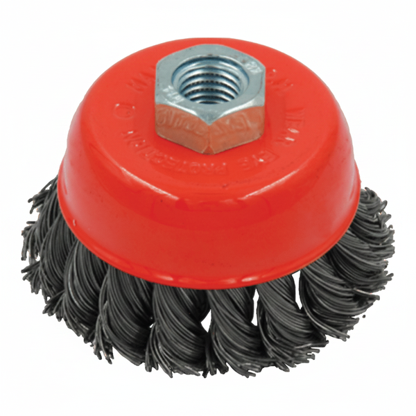 Fox 60mm Wire Cup Grinder for Rust and Paint Removal
