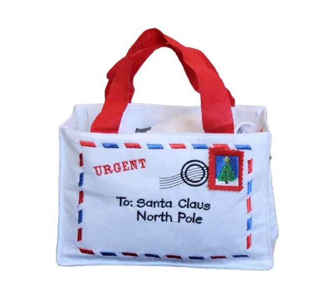 Letter Bag to Santa with White Envelope