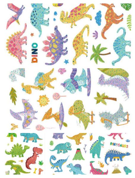 Kids tattoos Glitter Range - Dino-land