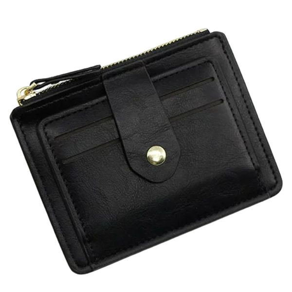 Fashion Portable Vintage Slim Leather Travelling Wallet - 12cm