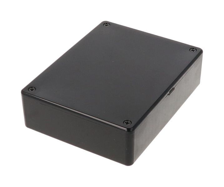 1591GBK ABS Enclosure 121x94x34mm Flame Retardant Black IP54