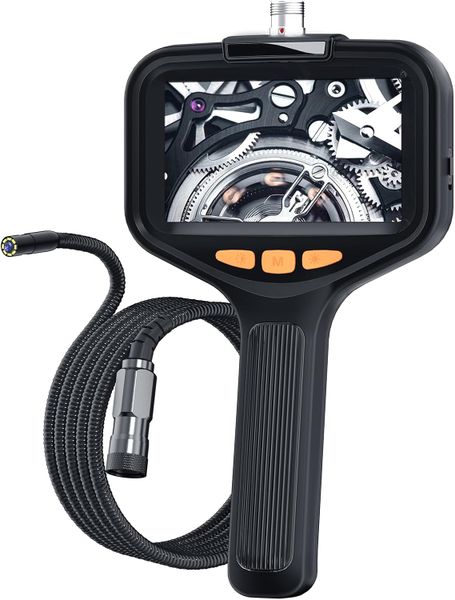 Borescope Camera with Light for Pipe Plumbing Engine Inspection