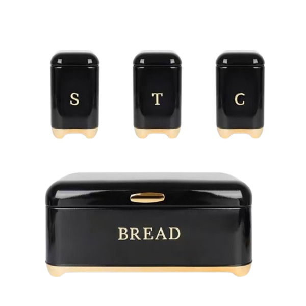 Kitchen Bread Box &amp; Canister Set Bread Storage Special Combo