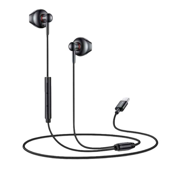 Yesido In-Ear Earphones with Type-C Connector, Aluminum Alloy -YH49