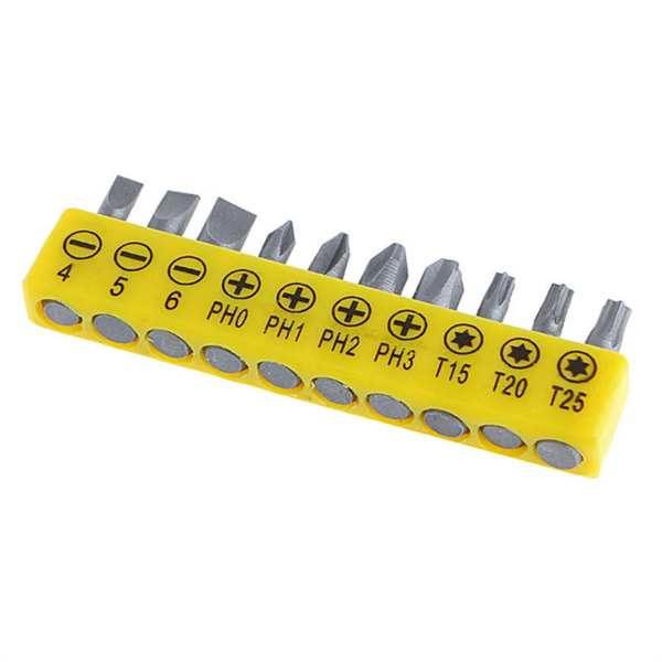 Screwdriver Handle with Screwdriver Bit 180 Screwdriver Keychain Shape Scr