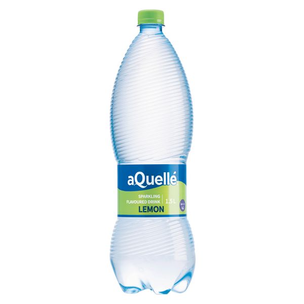aQuell - Lemon Flavoured Sparkling Drink - 6 x 1.5 L