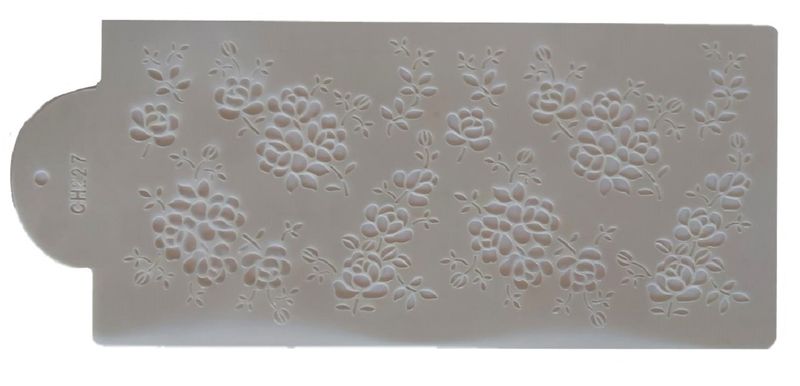 Lovely Flower Cake Deco Stencil