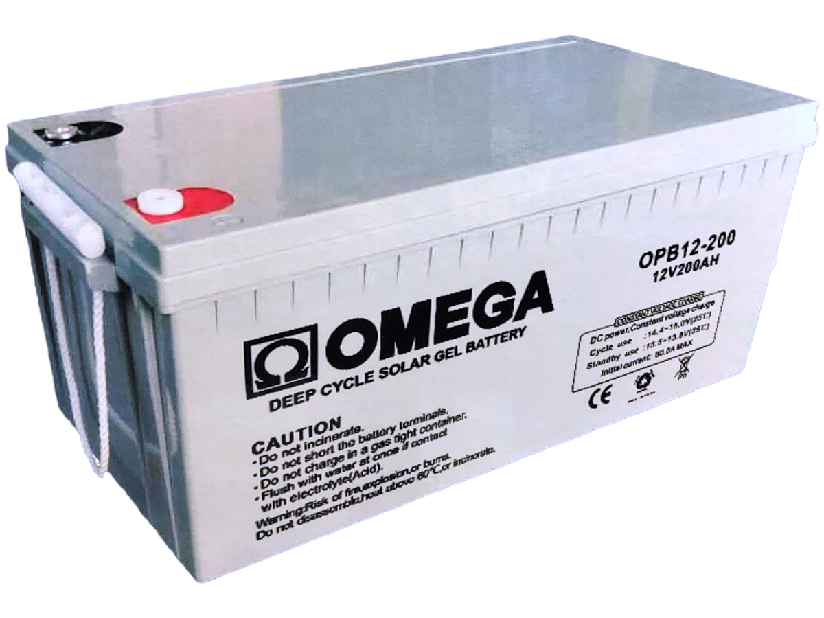 12v 200ah gel solar deep cycle battery omega rechargeable buy