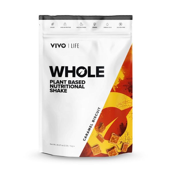 Vivo Life - Whole Plant-Based Nutritional Shake - Caramel Biscuit Flavour