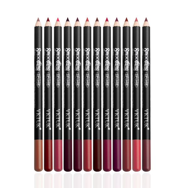 12 Color Matte Lipliner, Not Easy To Touch A Cup Of Makeup Lipstick