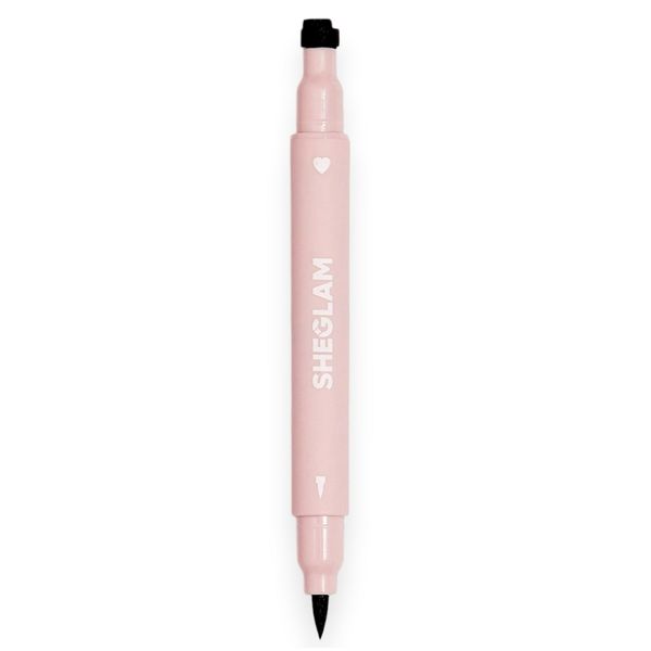 SHEGLAM Makeup Beauty Heart Eyes 2-In-1 Stamp Eyeliner Black