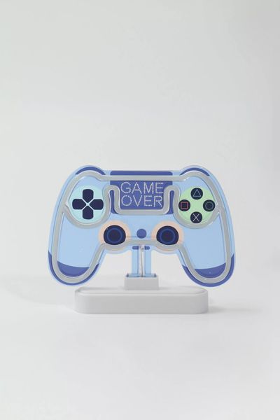 Neon Gamer Battery Operated Led Light On Stand