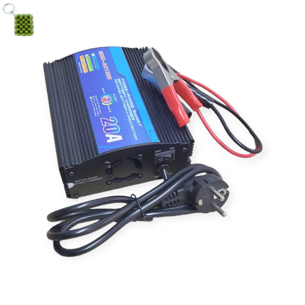 MND-20A Black Shell Three Phase Smart Battery Charger 20A And A Keyholder