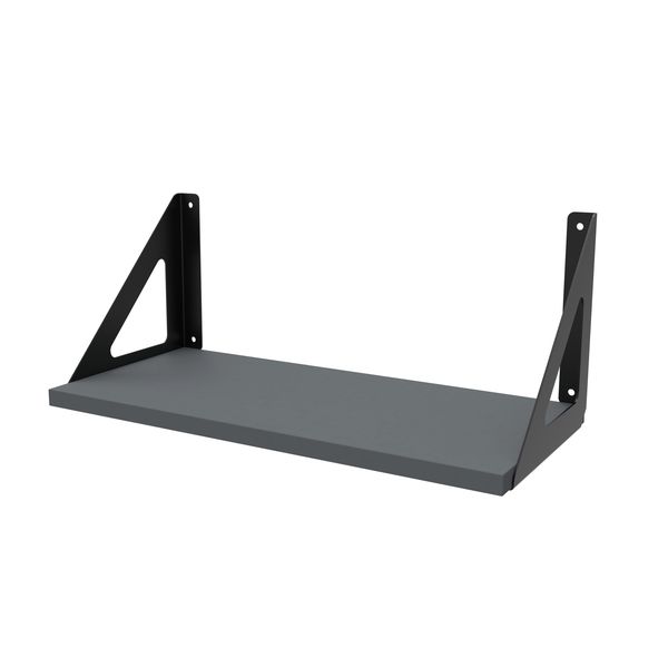 010Products Wall Mount Single Shelf Set for Living Room/ Bathroom/ Bedroom/ Kitchen - Woodgrain