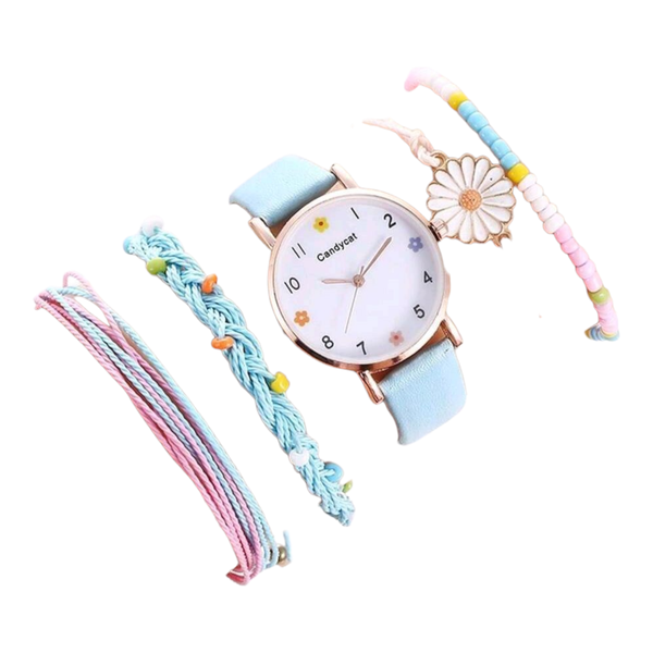 Candy Cat Watch with Bracelet