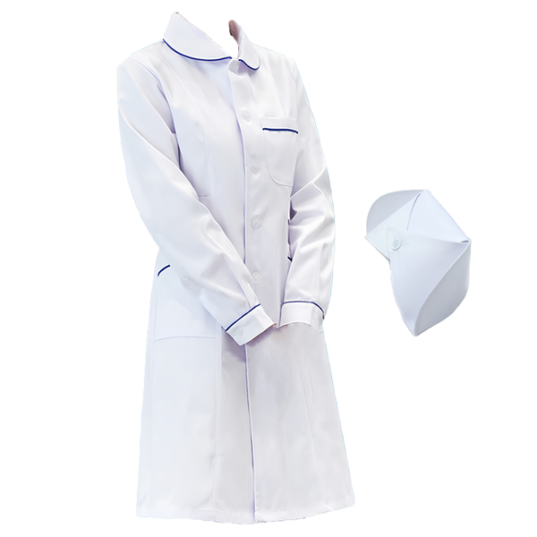 Nurse Suit Women Medical Uniforms With Hat Lab Coat Jacket Cosplay Clothes