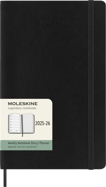 2026 18m Black Large Weekly Soft