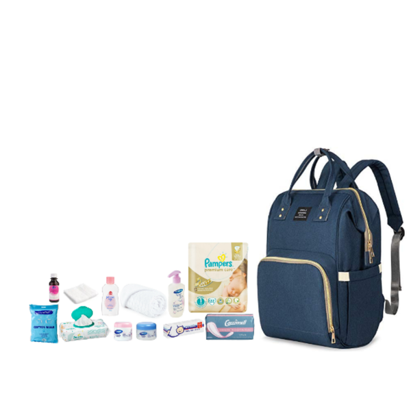 Pre-Packed baby Hospital bag- Navy