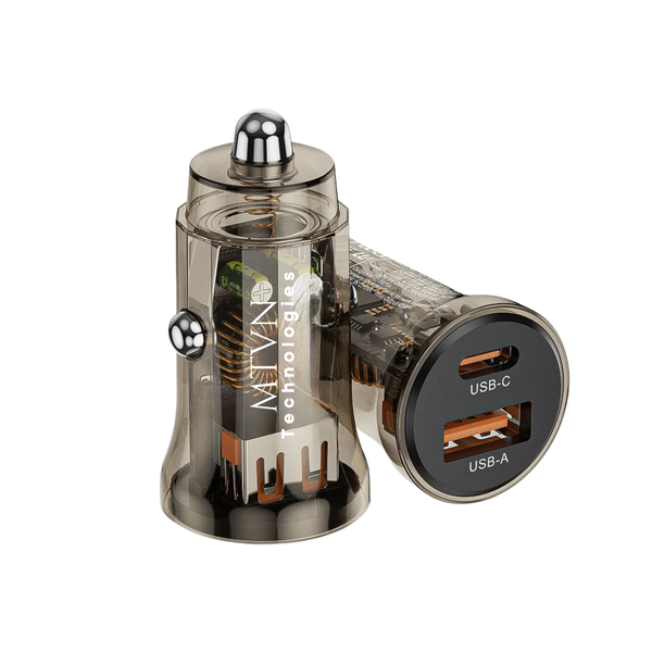 MTVN -USB C Car Charger,45W iPhone Car Charger Fast Charging Adapter PD&amp;QC