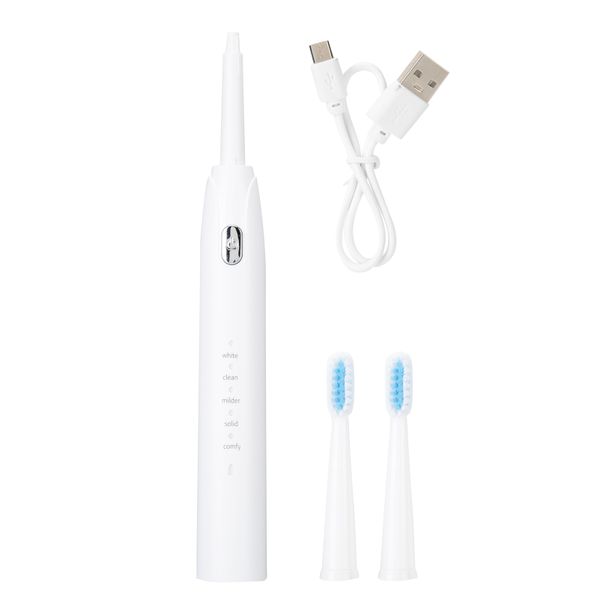 Silent Electric Toothbrush White 5 Modes