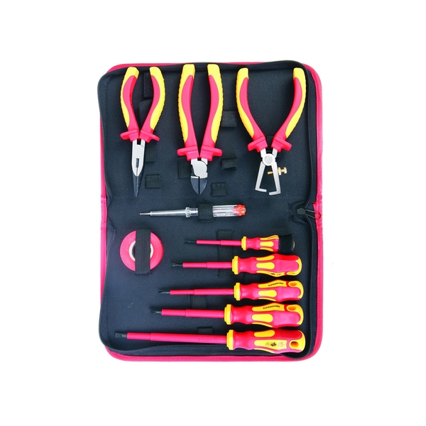 VDE 1000V 10pc Tool Set + Carry Bag