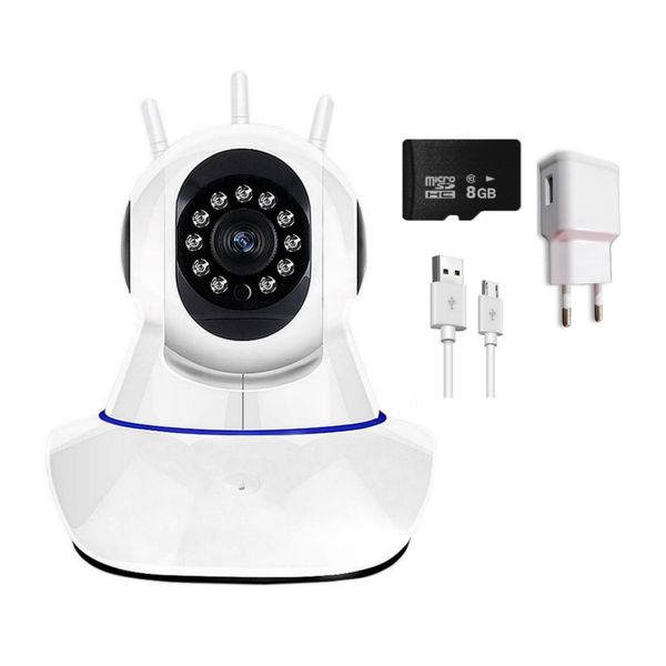Smart Wireless Baby Monitor Camera With Usb Cable, Adaptor &amp; 8Gb Sd Card