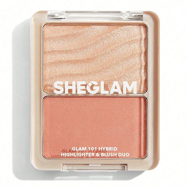 SHEGLAM Makeup Beauty Glam 101 Hybrid Highlighter &amp; Blush Duo
