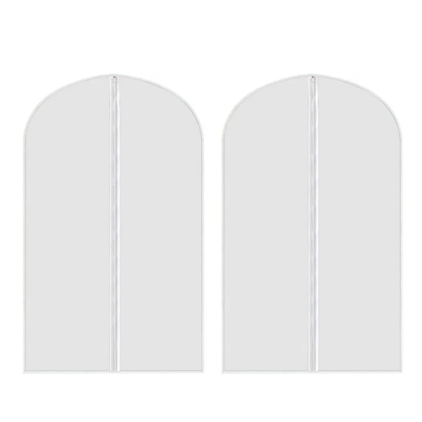 Pack of 2 Clear Garment and Clothes Protector - 60 x 80cm
