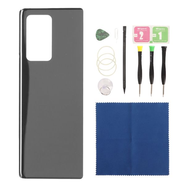 Z Fold 2 Back Glass Black w/Tape