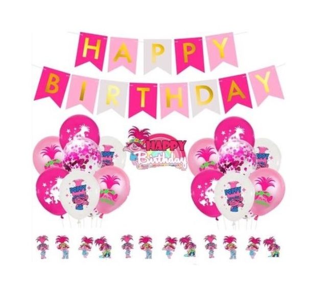 Trolls World Tour Party Decoration Supplies