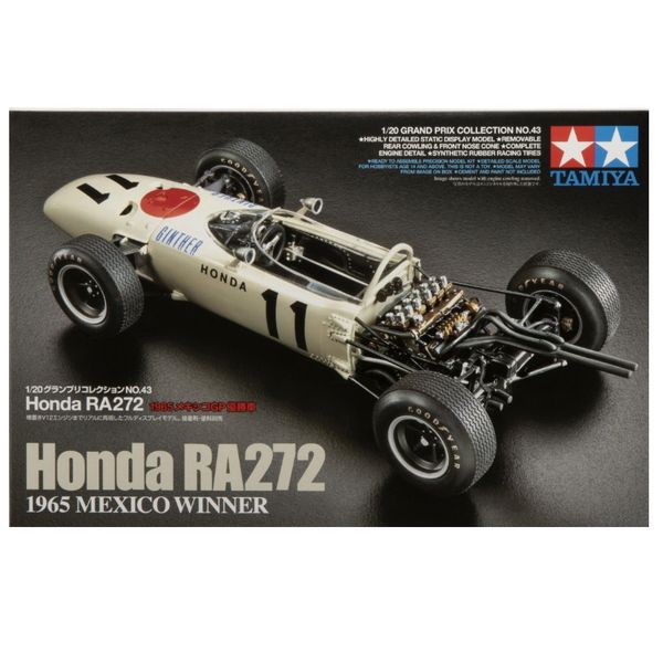 Tamiya 1/20 Honda F1 RA272 Car Plastic Model Kit