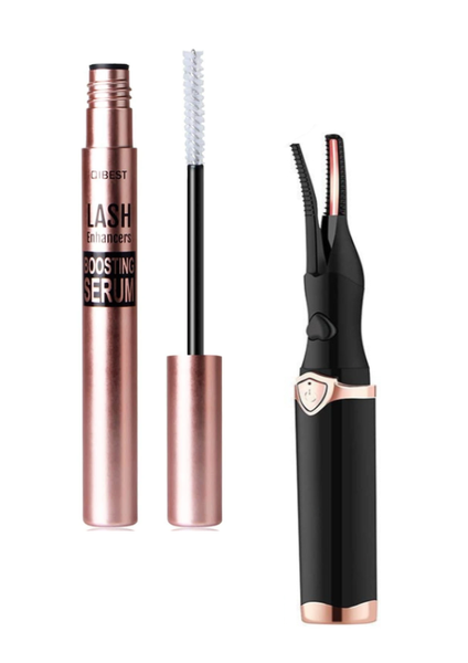 USB Eyelash Curler and Eyelash Serum Combo