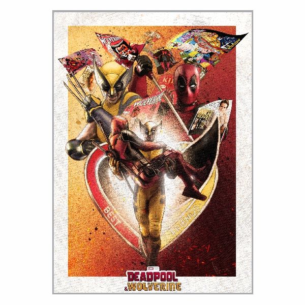 Deadpool &amp; Wolverine Best Friends Poster - A1