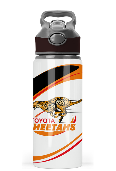 CHEETAHS Rugby Flip Top Spout Sports Water Bottle