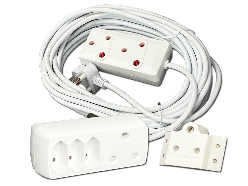 Everlotus Extension Cord 10M Bundle With 4 Way Multiplug And 1 Adapter