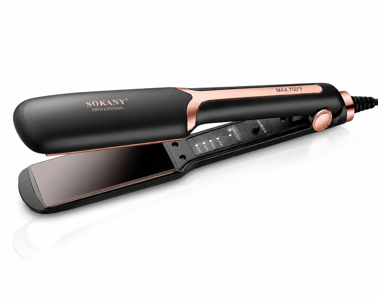SOKANY Professional Hair Straightener | Ceramic Flat Iron